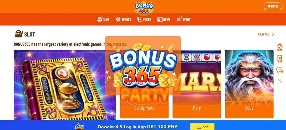 Mga Popular na Slot Game sa Bonus365 Live Casino